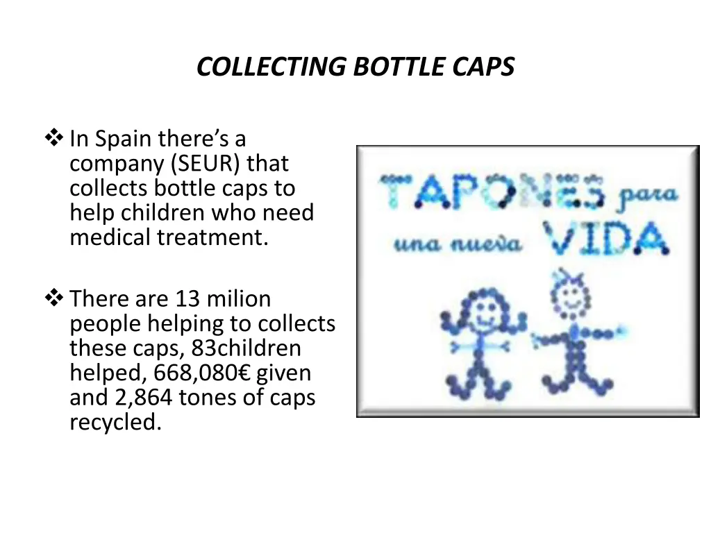 collecting bottle caps
