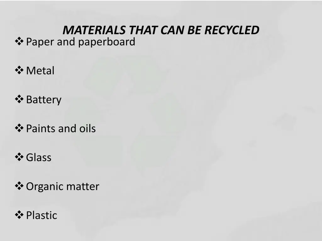 materials that can be recycled paper