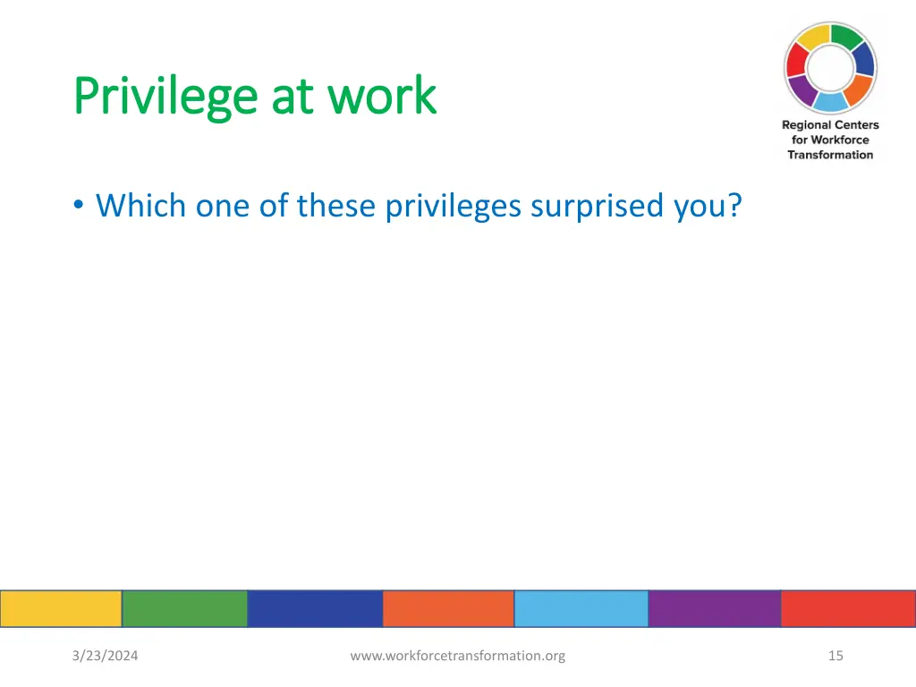 privilege at work privilege at work