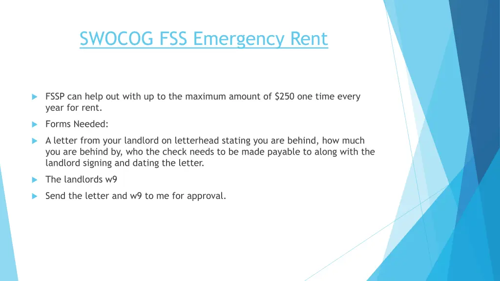 swocog fss emergency rent