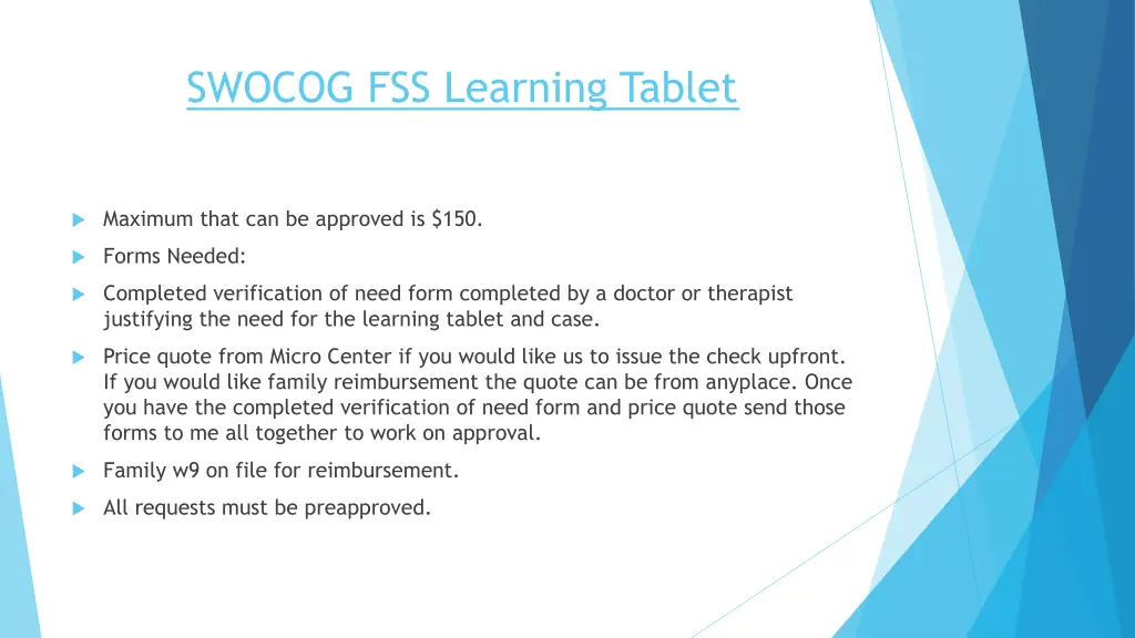 swocog fss learning tablet