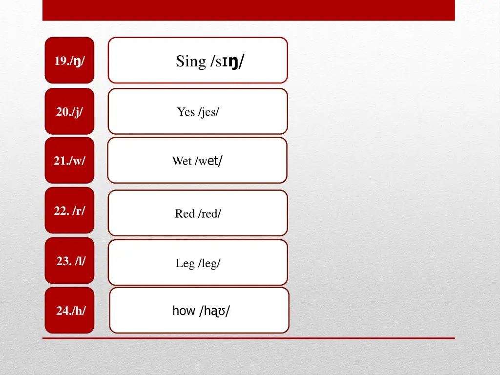 sing s