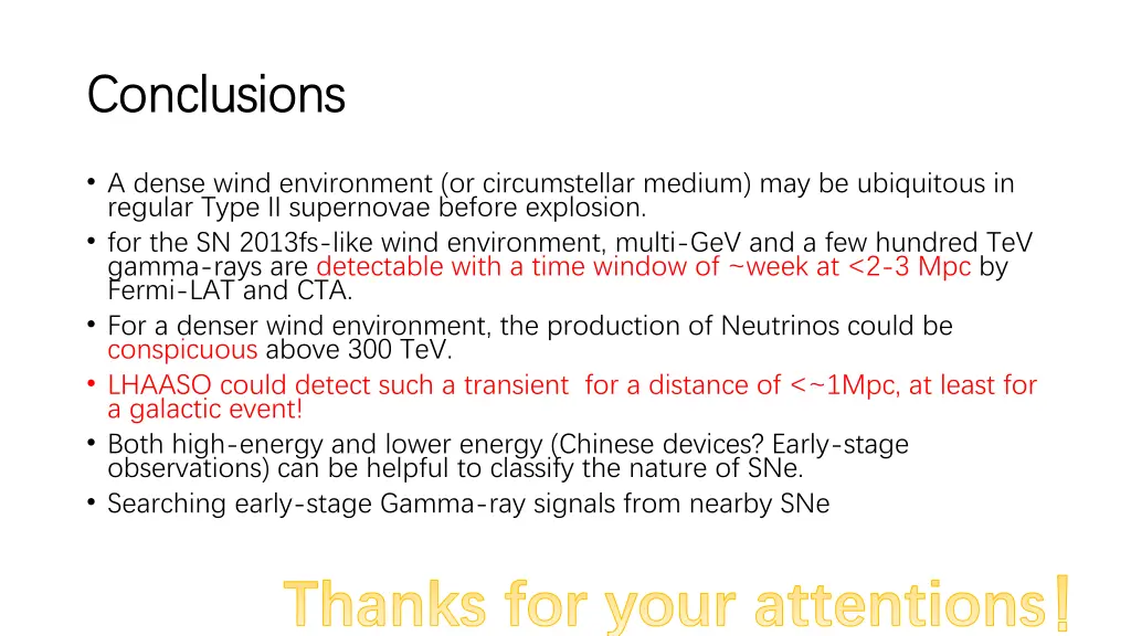 conclusions conclusions