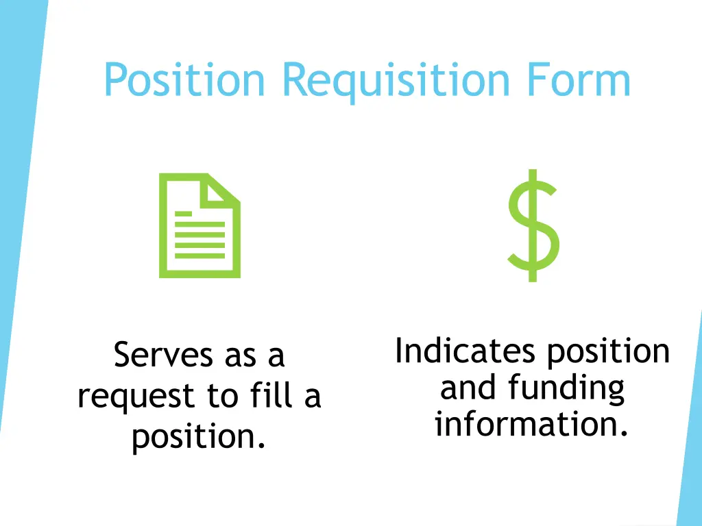 position requisition form