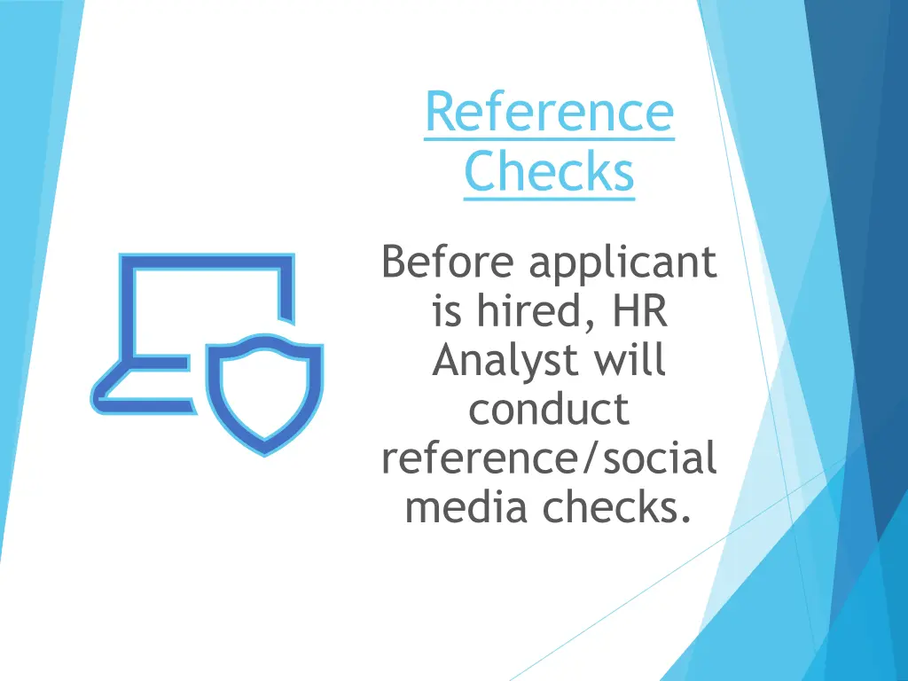 reference checks