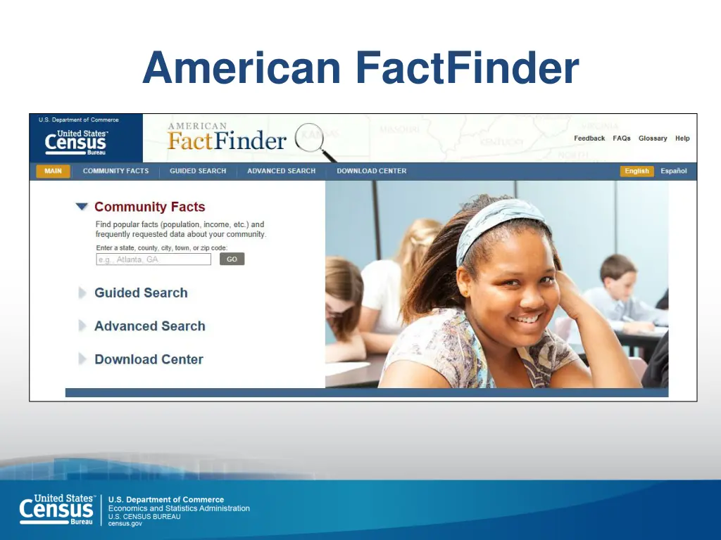 american factfinder