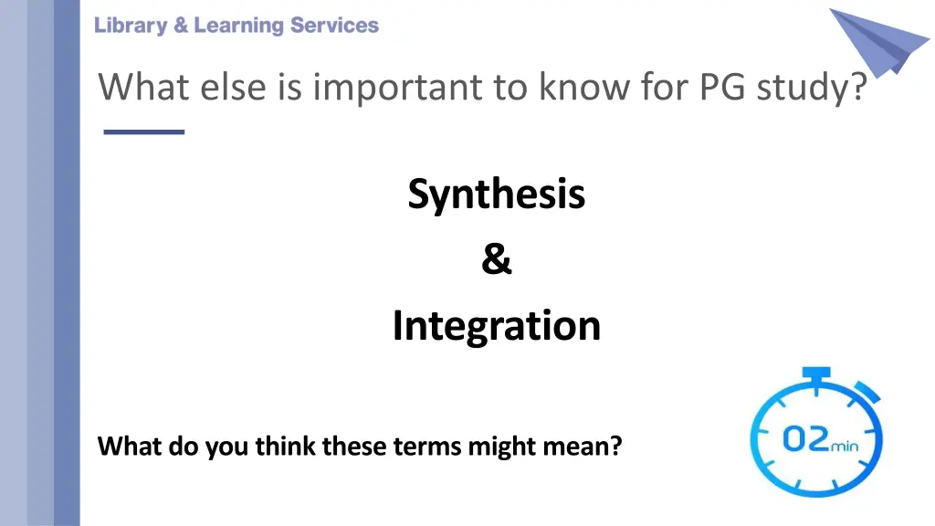 what else is important to know for pg study