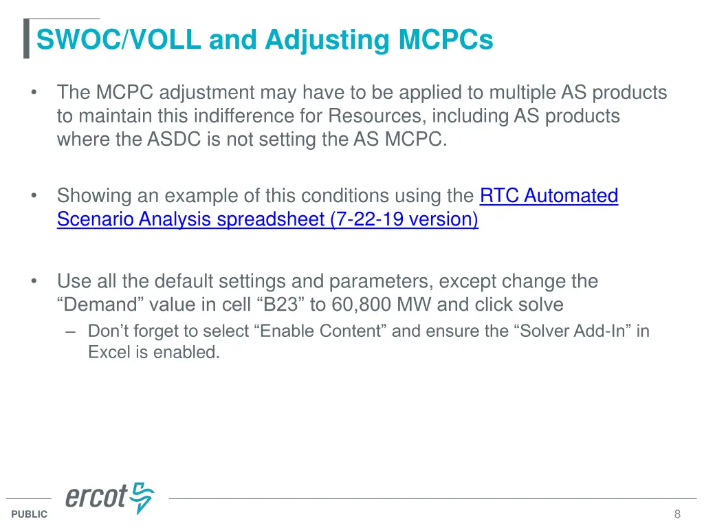 swoc voll and adjusting mcpcs 2