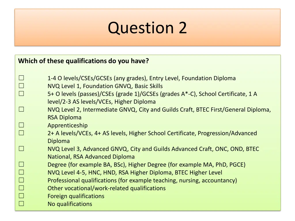 question 2