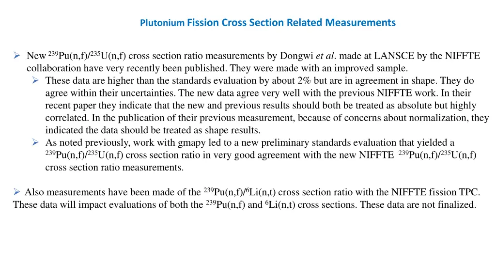 plutonium fission cross section related