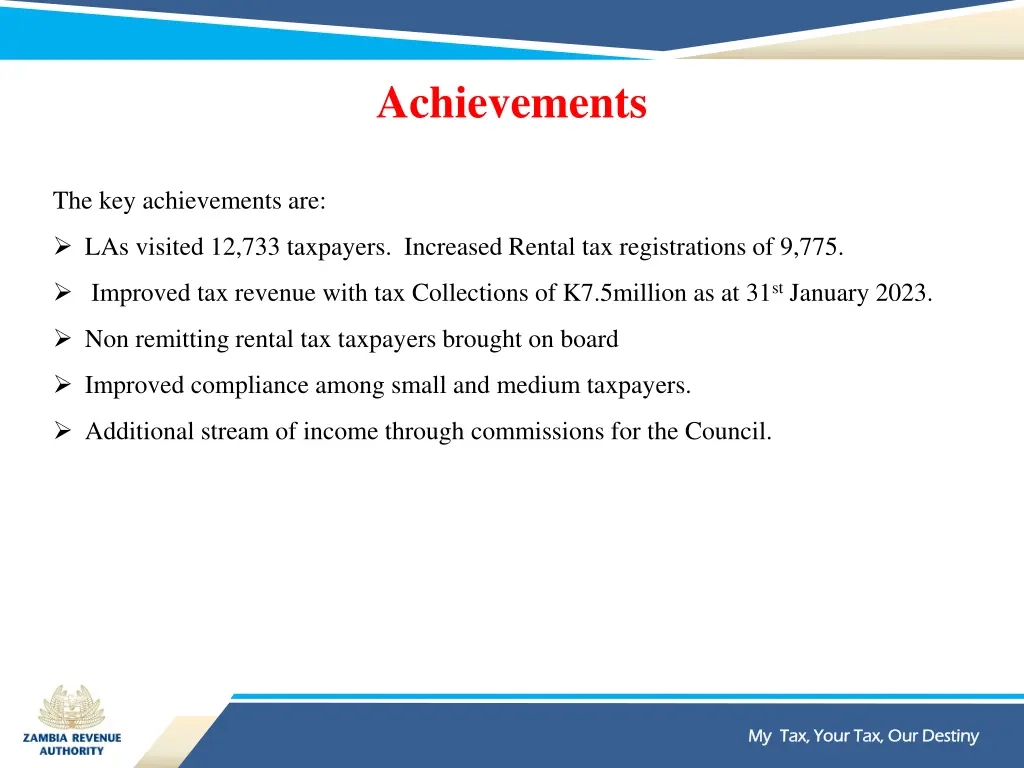 achievements