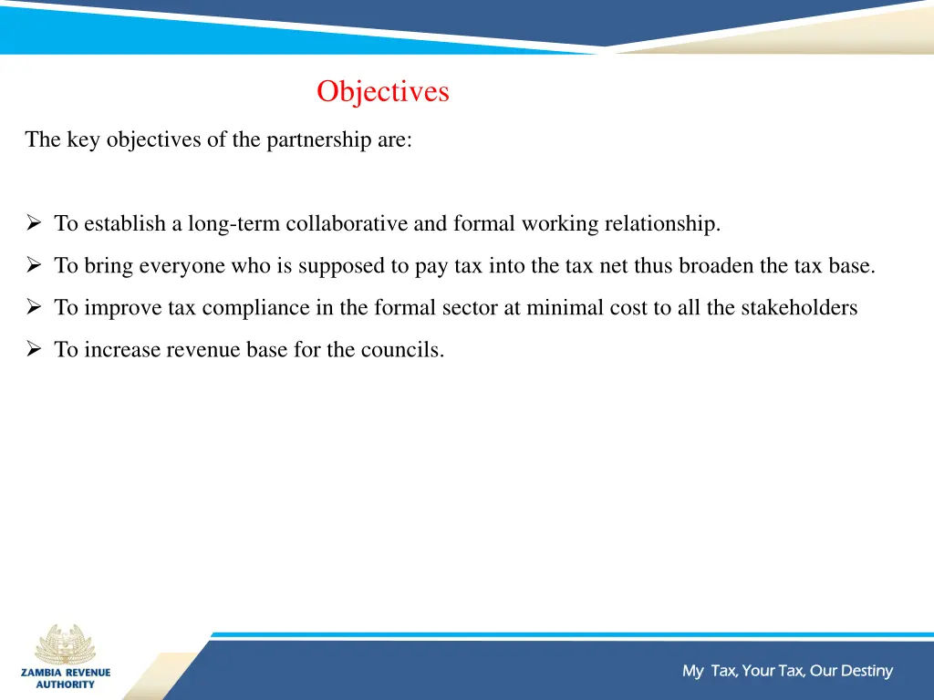 objectives