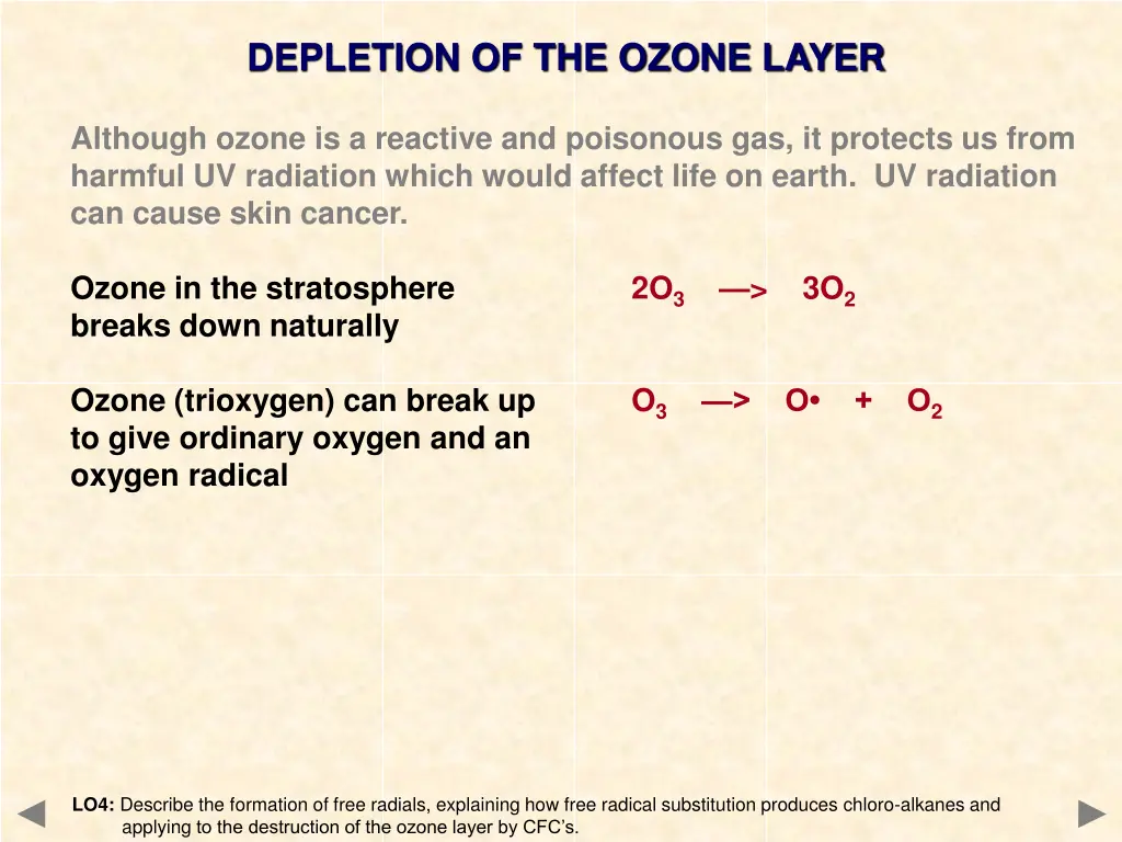 depletion of the ozone layer 2