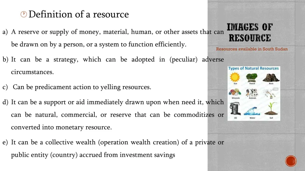 definition of a resource