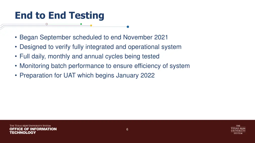 end to end testing
