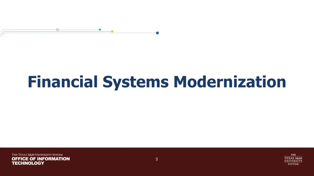 financial systems modernization