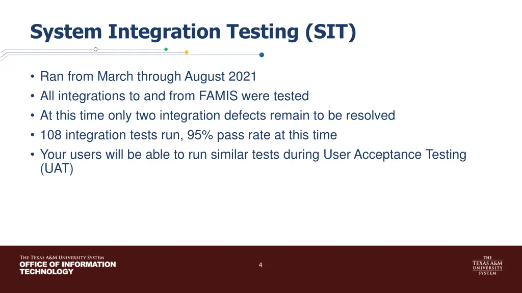 system integration testing sit