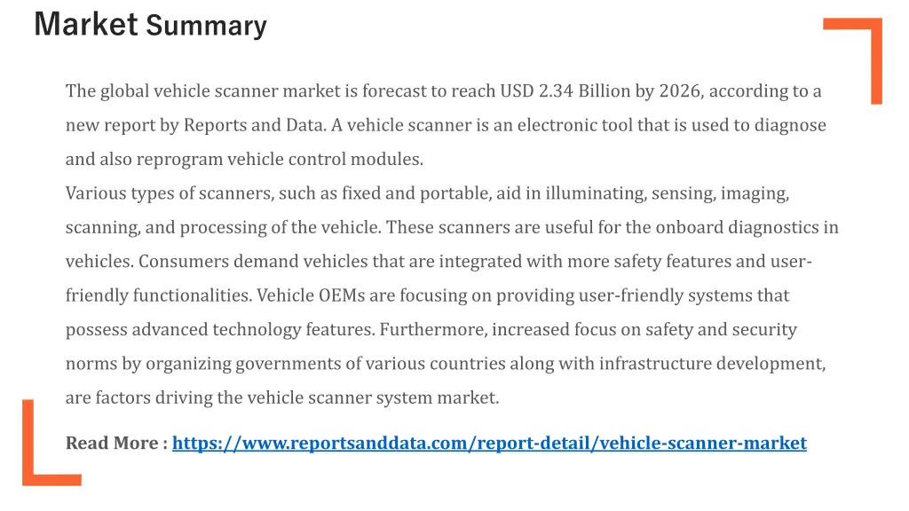 market summary