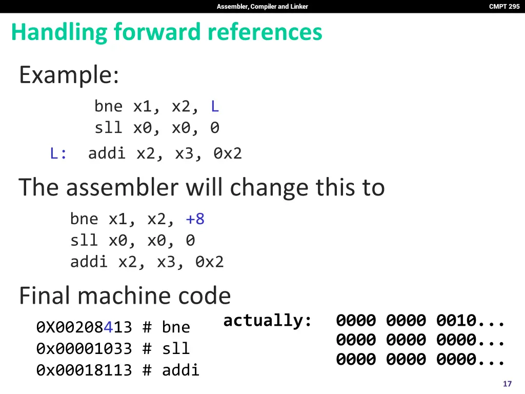 assembler compiler and linker 16