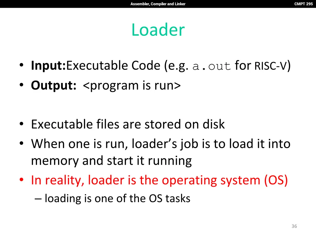 assembler compiler and linker 35