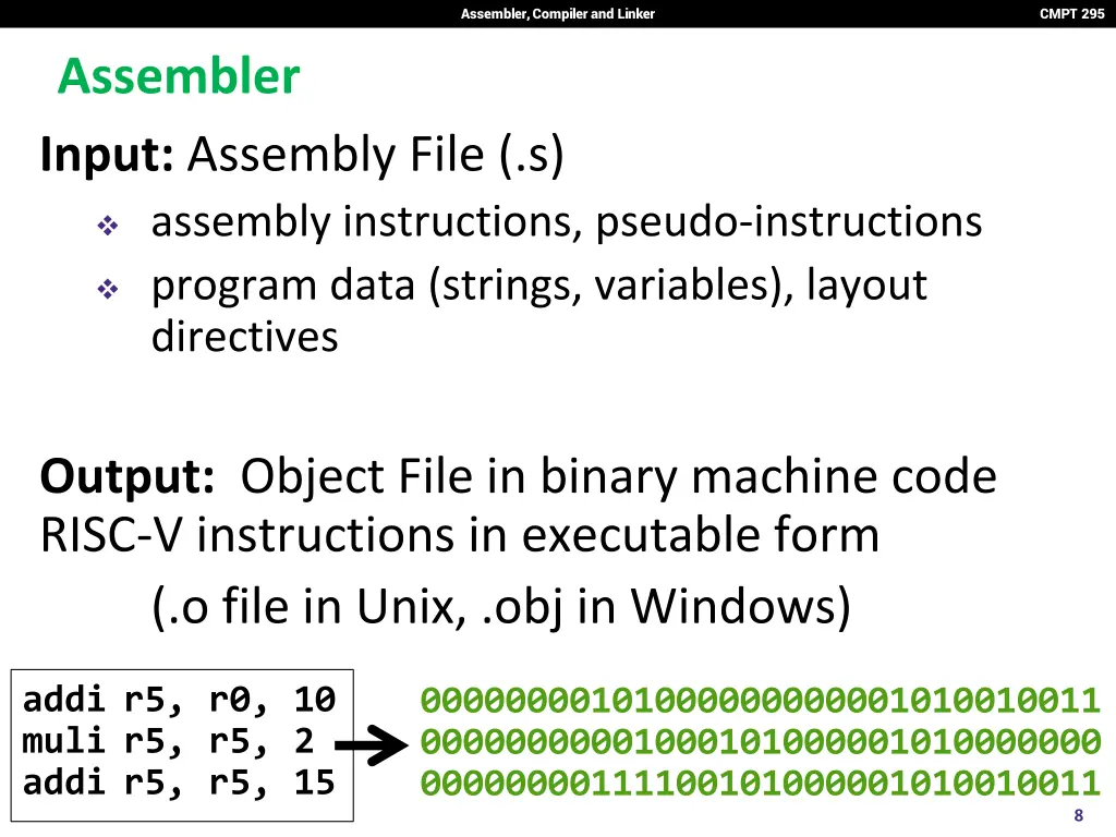 assembler compiler and linker 7