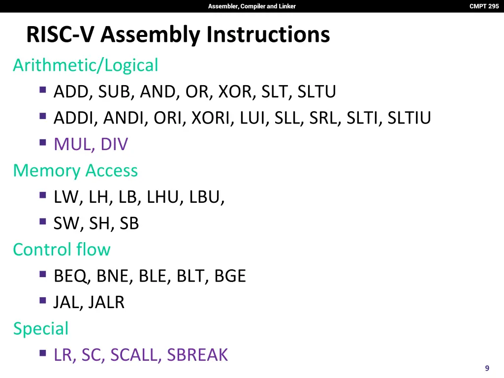 assembler compiler and linker 8