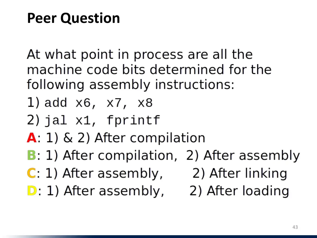 peer question