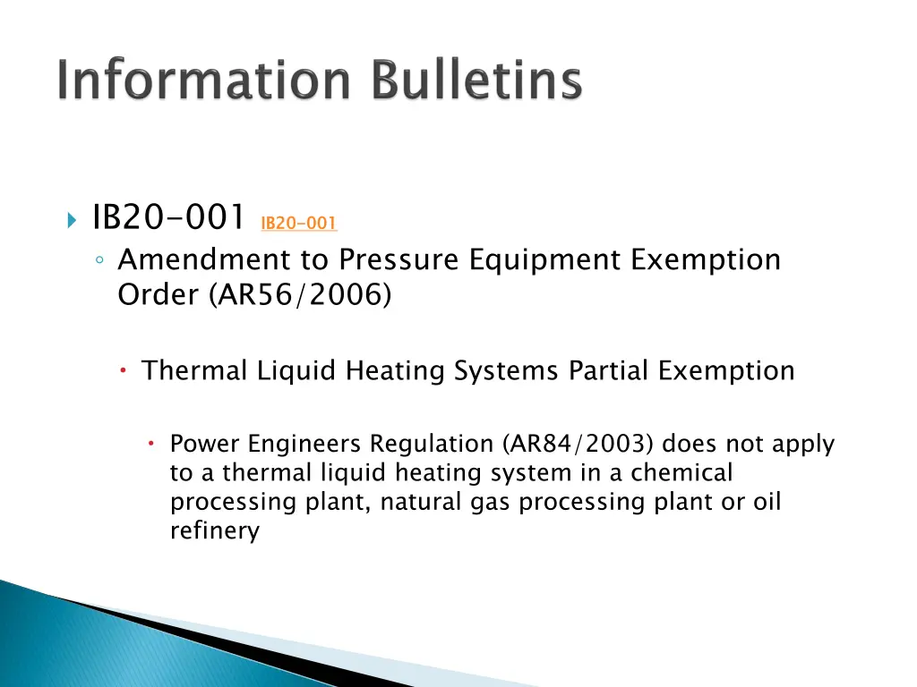 ib20 001 ib20 amendment to pressure equipment