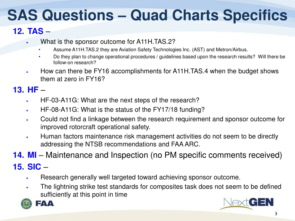 sas questions quad charts specifics 12 tas what