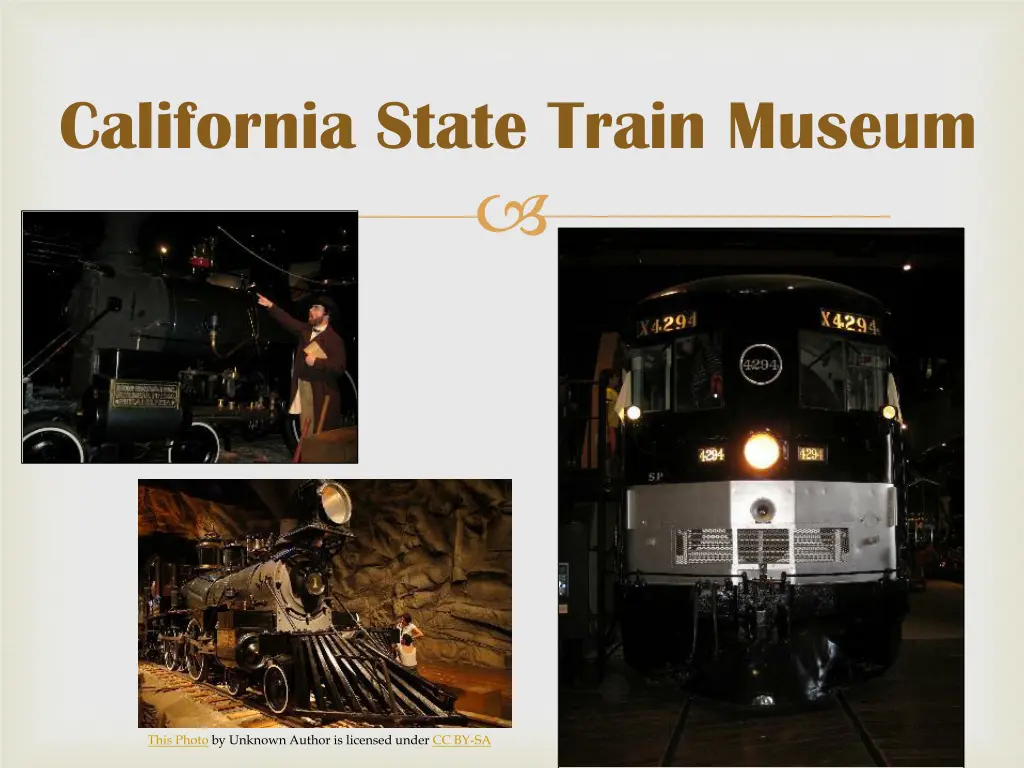 california state train museum