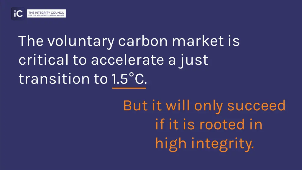 the voluntary carbon market is critical