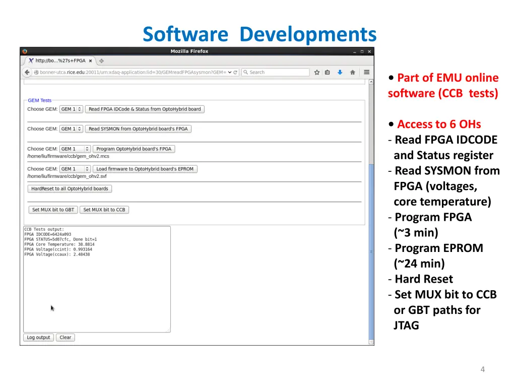 software developments