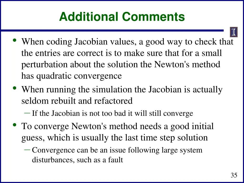 additional comments