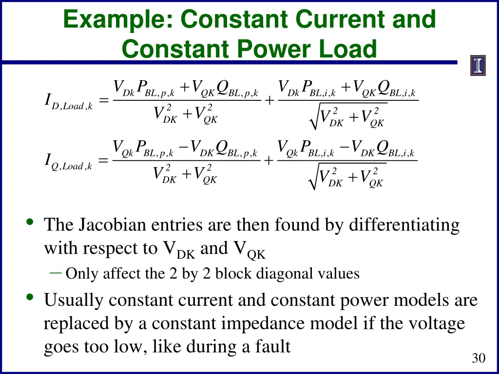 example constant current and constant power load 2