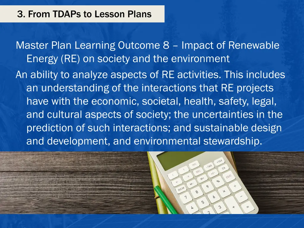 3 from tdaps to lesson plans 4