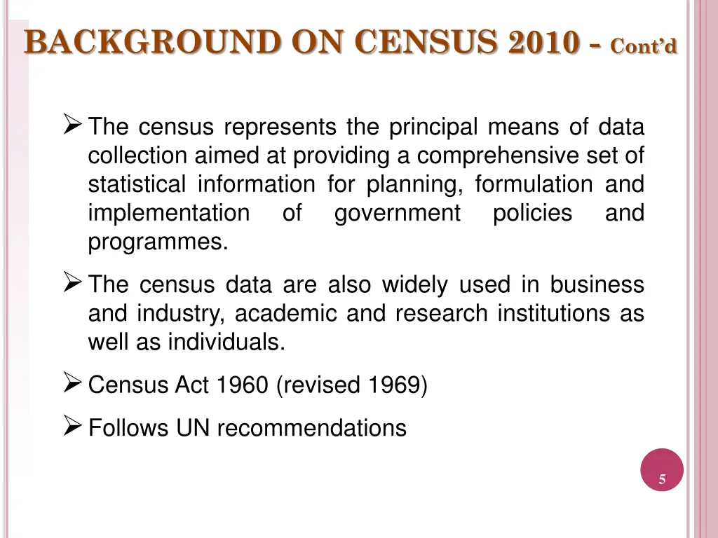 background on census 2010 cont d