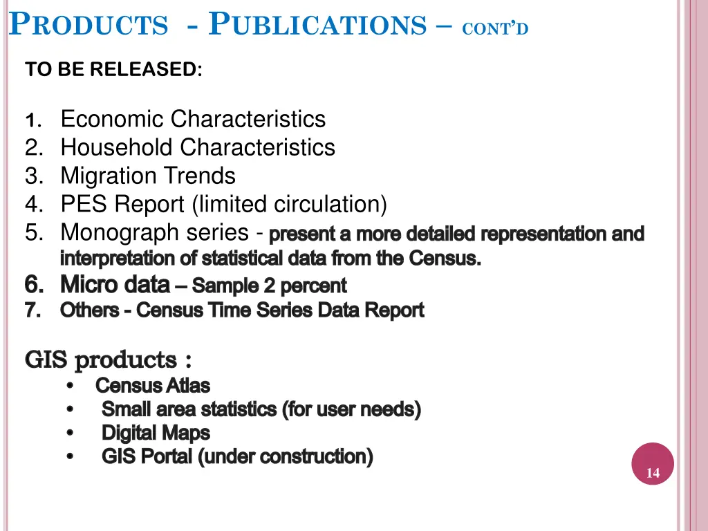 p roducts p ublications cont d