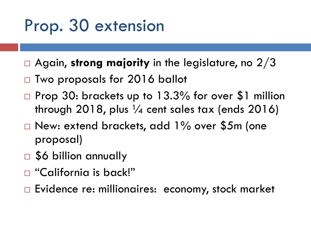 prop 30 extension