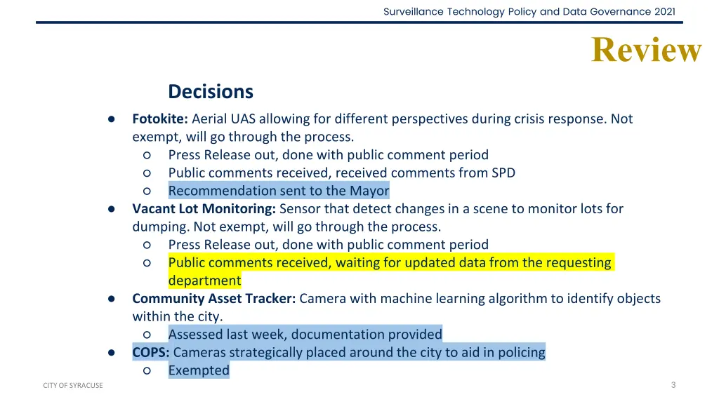 surveillance technology policy and data 2