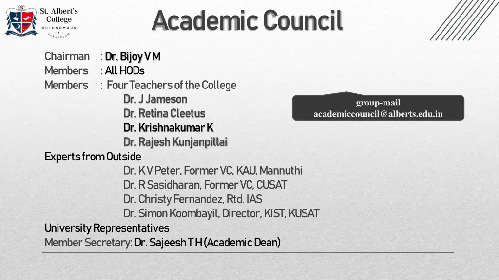 academic council