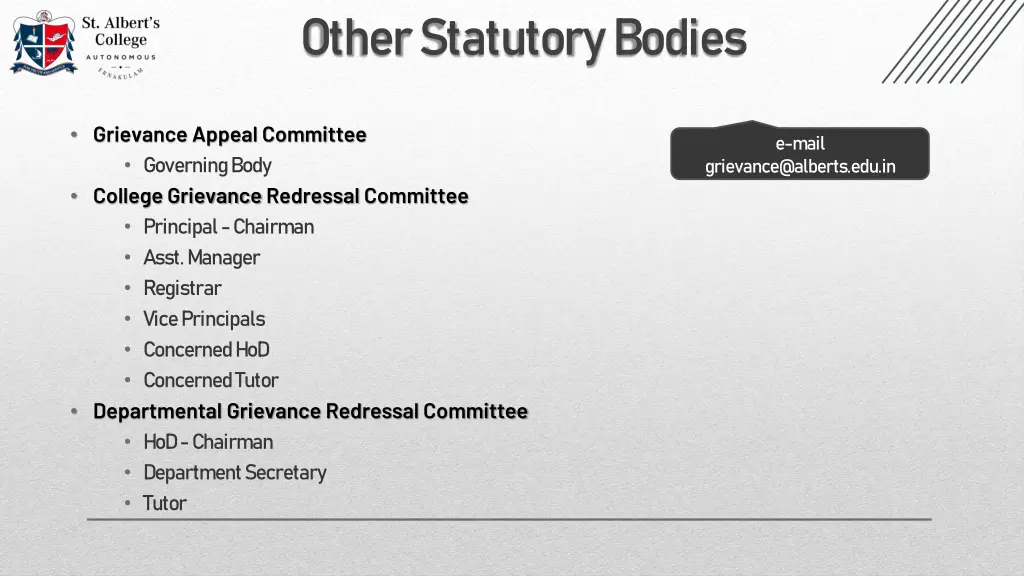 other statutory bodies