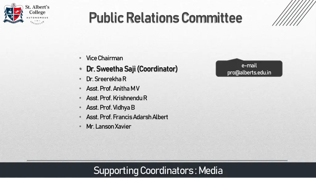 public relations committee
