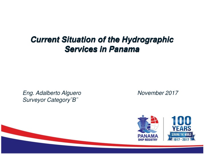 current situation of the hydrographic services