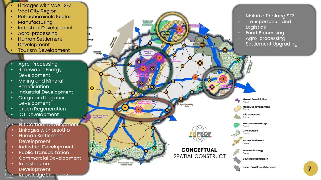 linkages with vaal sez vaal city region