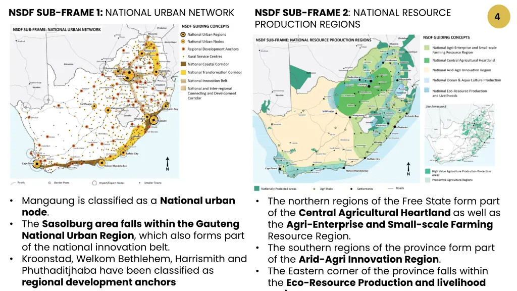 nsdf sub frame 1 national urban network