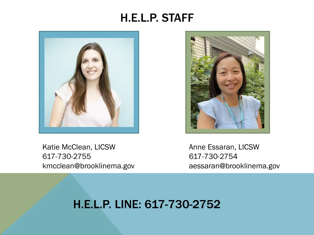 h e l p staff