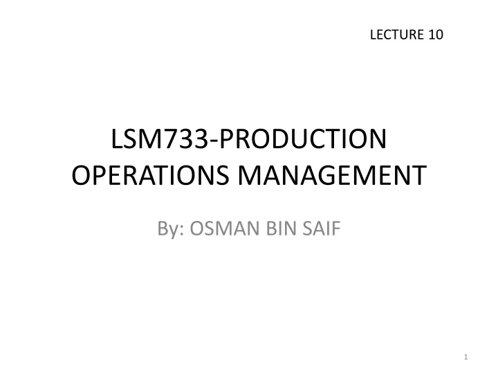 lecture 10