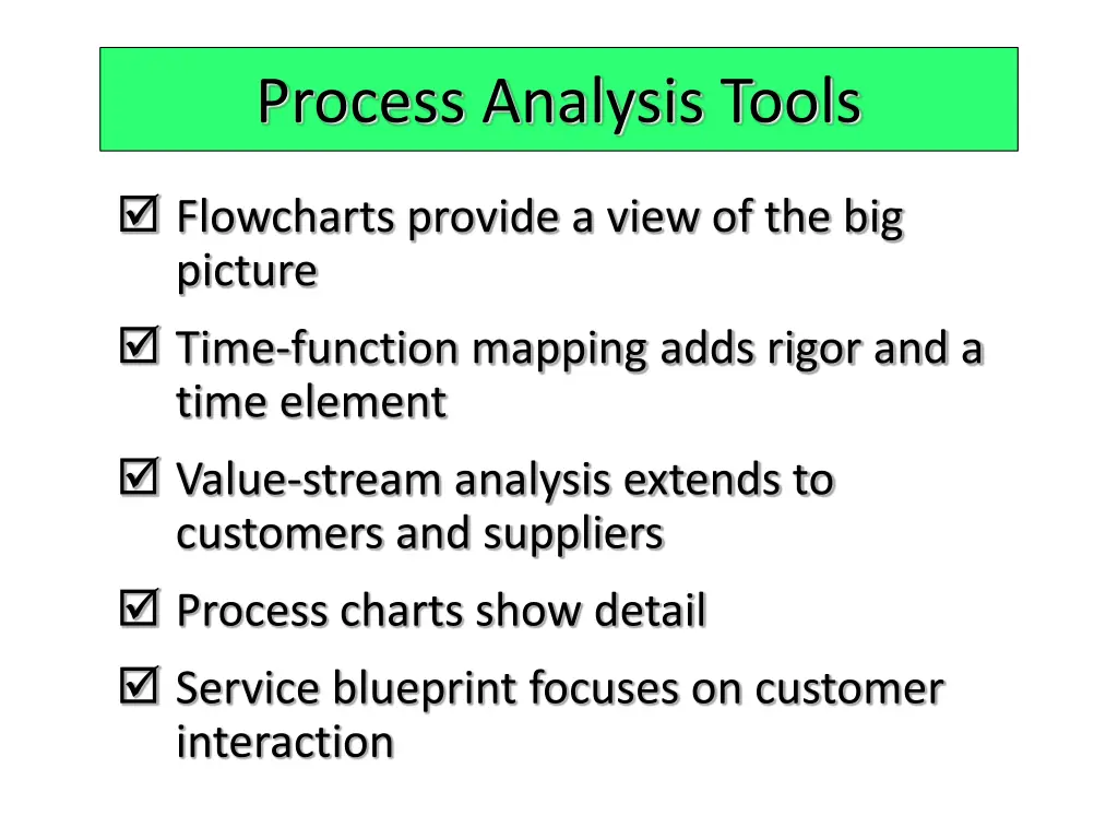 process analysis tools