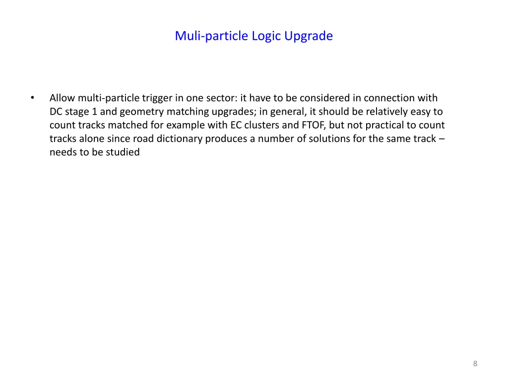 muli particle logic upgrade