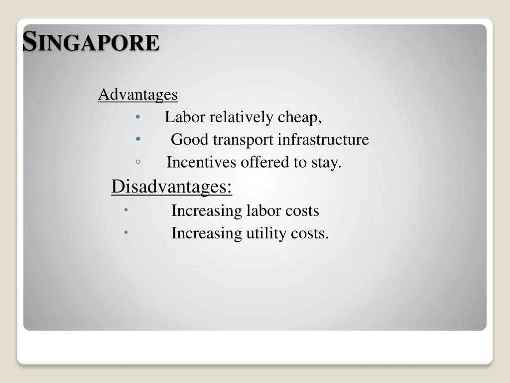 s ingapore advantages